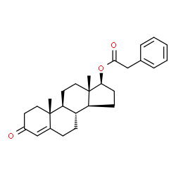ChemSpider 2D Image | TESTOSTERONE PHENYLACETATE | C27H34O3