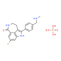 ChemSpider 2D Image | rucaparib phosphate | C19H21FN3O5P