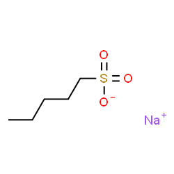 ChemSpider 2D Image | Sodium pentanesulfonate | C5H11NaO3S