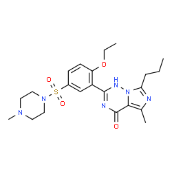 ChemSpider 2D Image | N-DESMETHYLVARDENAFIL | C22H30N6O4S