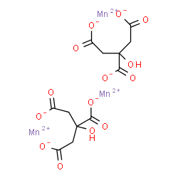 ChemSpider 2D Image | Manganese citrate | C12H10Mn3O14
