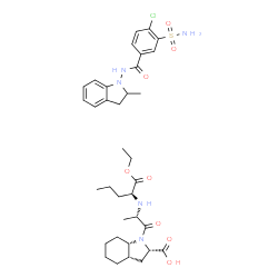 ChemSpider 2D Image | Perindopril/indapamide | C35H48ClN5O8S