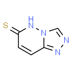 ChemSpider 2D Image | [1,2,4]Triazolo[4,3-b]pyridazine-6(5H)-thione | C5H4N4S