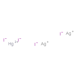 ChemSpider 2D Image | Mercury silver(1+) iodide (1:2:4) | Ag2HgI4