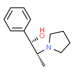 ChemSpider 2D Image | (1S,2R)-1-Phenyl-2-(1-pyrrolidinyl)-1-propanol | C13H19NO