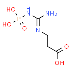 ChemSpider 2D Image | N-[Imino(phosphonoamino)methyl]-Î²-alanine | C4H10N3O5P
