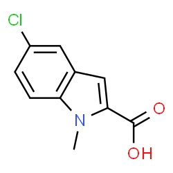 ChemSpider 2D Image | 5-Chloro-1-methyl-1H-indole-2-carboxylic acid | C10H8ClNO2