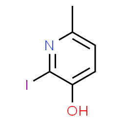 ChemSpider 2D Image | 6-IODO-2-PICOLIN-5-OL | C6H6INO