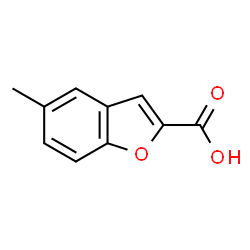 ChemSpider 2D Image | 5-Methyl-1-benzofuran-2-carboxylic acid | C10H8O3