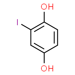 ChemSpider 2D Image | 2-Iodo-1,4-benzenediol | C6H5IO2