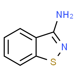 ChemSpider 2D Image | 1,2-benzothiazol-3-amine | C7H6N2S