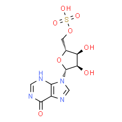 ChemSpider 2D Image | 5'-O-Sulfoinosine | C10H12N4O8S