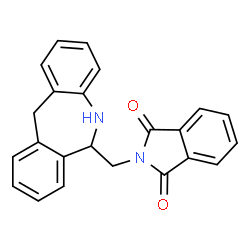 ChemSpider 2D Image | 6-(phthalimidomethyl)-6,11-dihydro-5H-dibenz-[b,e]azepine | C23H18N2O2
