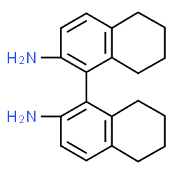 ChemSpider 2D Image | 5,5',6,6',7,7',8,8'-Octahydro-1,1'-binaphthalene-2,2'-diamine | C20H24N2