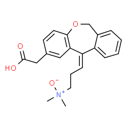 ChemSpider 2D Image | OLOPATADINE N-OXIDE | C21H23NO4