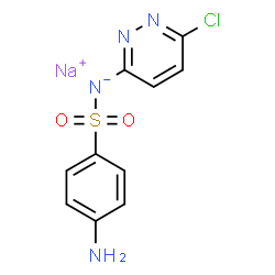 ChemSpider 2D Image | SULFACHLORPYRIDAZINE SODIUM | C10H8ClN4NaO2S