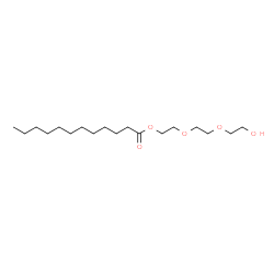 ChemSpider 2D Image | 2-(2-(2-Hydroxyethoxy)ethoxy)ethyl laurate | C18H36O5
