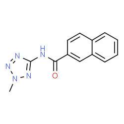 ChemSpider 2D Image | N-(2-Methyl-2H-tetrazol-5-yl)-2-naphthamide | C13H11N5O