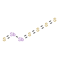ChemSpider 2D Image | 1-(1lambda~4~,2lambda~4~,3lambda~4~-1,2,3-Tetrasulfatrien-1-ylidene)-2-thioxodistibane | S5Sb2