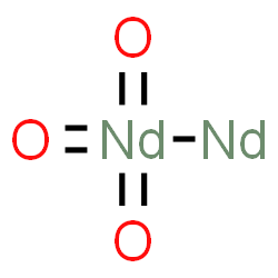 ChemSpider 2D Image | Trioxodineodymium(Nd-Nd) | Nd2O3