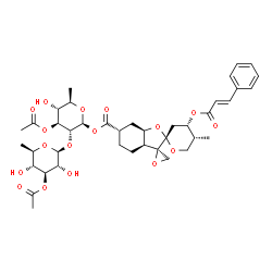 ChemSpider 2D Image | Phyllanthoside | C40H52O17