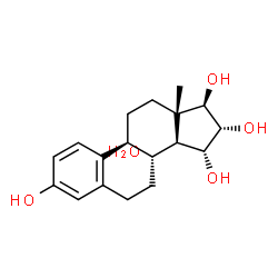 ChemSpider 2D Image | Estetrol (hydrate) | C18H26O5