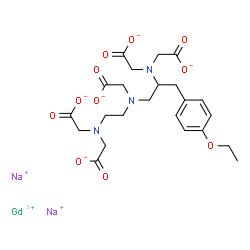 ChemSpider 2D Image | GADOXETATE DISODIUM | C23H28GdN3Na2O11