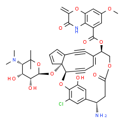 ChemSpider 2D Image | C-1027 | C43H42ClN3O13