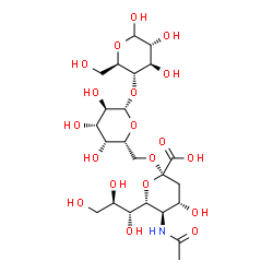 ChemSpider 2D Image | 6'-Sialyllactose | C23H39NO19