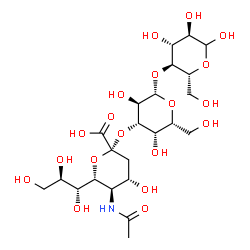 ChemSpider 2D Image | 3'-Sialyllactose | C23H39NO19