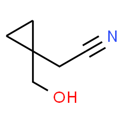 ChemSpider 2D Image | 1-(Hydroxymethyl)cyclopropaneacetonitrile | C6H9NO