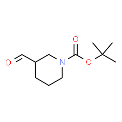 ChemSpider 2D Image | tert-butyl 3-formyl-1-piperidinecarboxylate | C11H19NO3