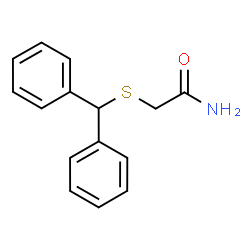 ChemSpider 2D Image | 2-(Benzhydrylthio)acetamide | C15H15NOS