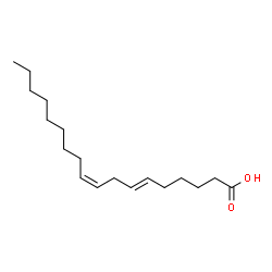 ChemSpider 2D Image | (6E,9Z)-6,9-Octadecadienoic acid | C18H32O2