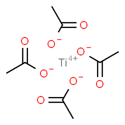 ChemSpider 2D Image | Titanium(4+) tetraacetate | C8H12O8Ti