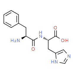 ChemSpider 2D Image | Phe-his | C15H18N4O3