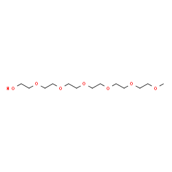 ChemSpider 2D Image | 3,6,9,12,15,18-Hexaoxanonadecan-1-ol | C13H28O7