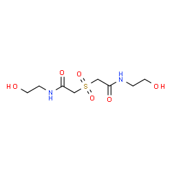 ChemSpider 2D Image | 2,2'-Sulfonylbis[N-(2-hydroxyethyl)acetamide] | C8H16N2O6S
