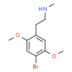 ChemSpider 2D Image | 2-(4-Bromo-2,5-dimethoxyphenyl)-N-methylethanamine | C11H16BrNO2