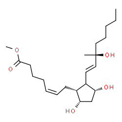 ChemSpider 2D Image | 15(S)-15-Methyl prostaglandin | C22H38O5