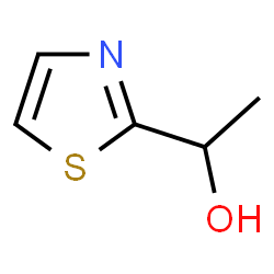 ChemSpider 2D Image | 1-(thiazol-2-yl)ethan-1-ol | C5H7NOS