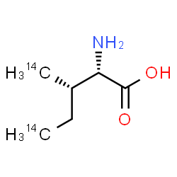 ChemSpider 2D Image | (2S,3S)-2-amino-3-methyl-pentanoic acid | C414C2H13NO2