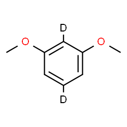 ChemSpider 2D Image | 2,5-dideuterio-1,3-dimethoxy-benzene | C8H8D2O2