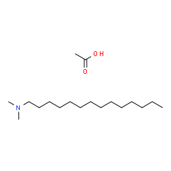 ChemSpider 2D Image | DIMETHYLMYRISTYLAMMONIUM ACETATE | C18H39NO2