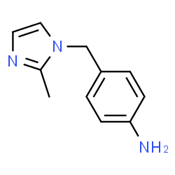 ChemSpider 2D Image | 4-[(2-methylimidazol-1-yl)methyl]aniline | C11H13N3