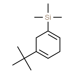 ChemSpider 2D Image | Trimethyl[5-(2-methyl-2-propanyl)-1,4-cyclohexadien-1-yl]silane | C13H24Si