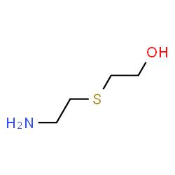 ChemSpider 2D Image | 2-((2-Aminoethyl)thio)ethanol | C4H11NOS