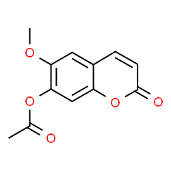 ChemSpider 2D Image | Scopoletin acetate | C12H10O5