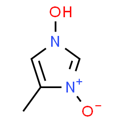 ChemSpider 2D Image | 4-Methyl-1H-imidazol-1-ol 3-oxide | C4H6N2O2