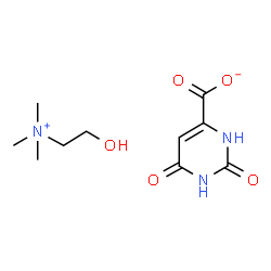 ChemSpider 2D Image | Orotic acid choline salt | C10H17N3O5